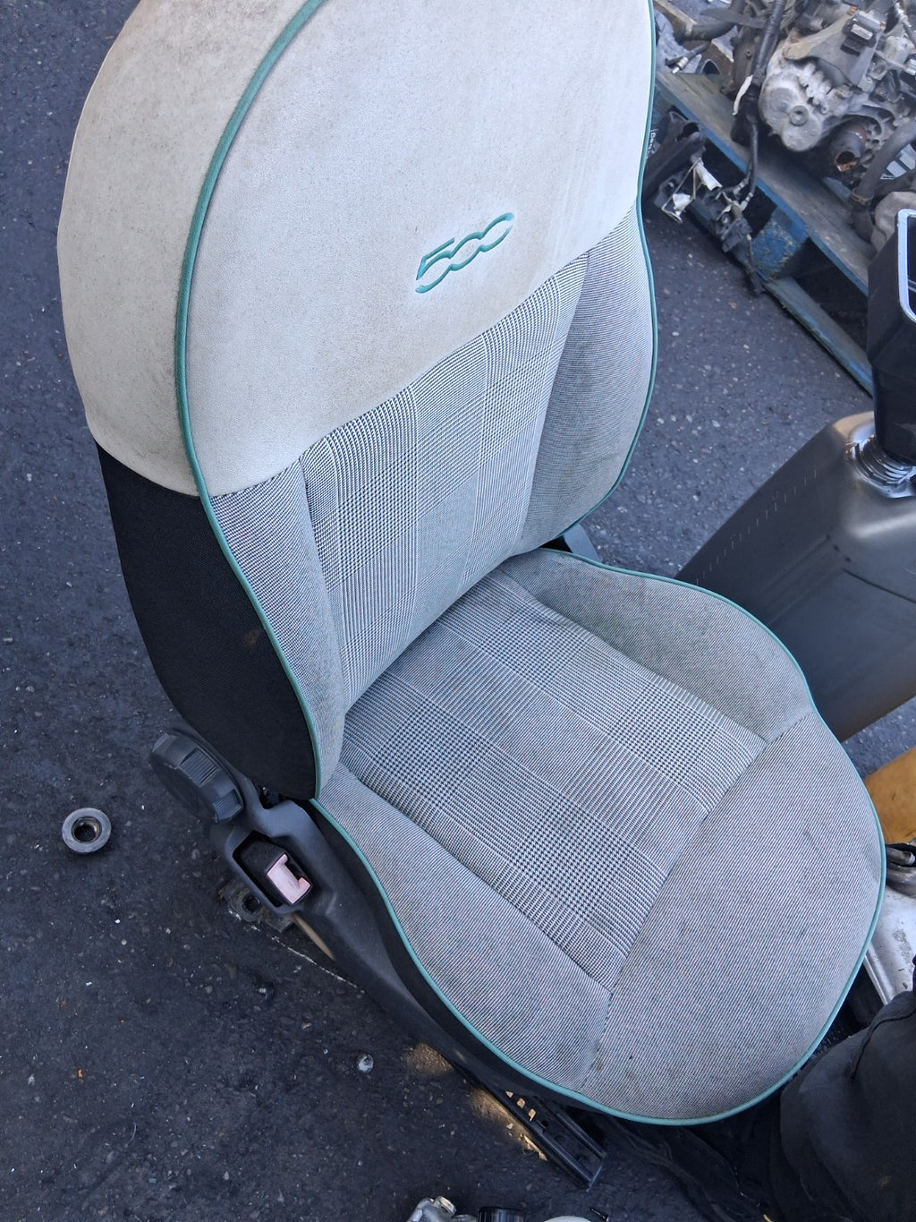 2015 FIAT 500 LOUNGE MK1 NSF PASSENGER SIDE FRONT LEFT COMPLETE SEAT