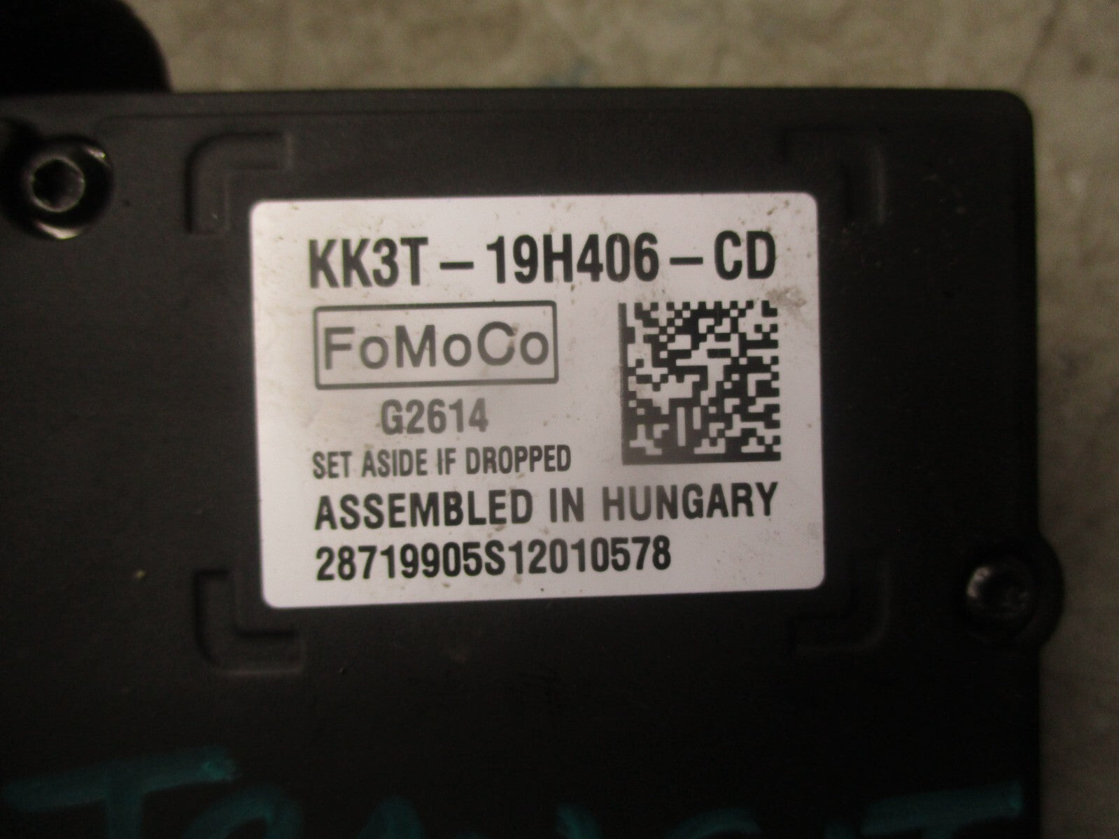 2021 FORD TRANSIT 350 MK8 FRONT IMAGE PROCESSING PARKING CAMERA KK3T19H406CD