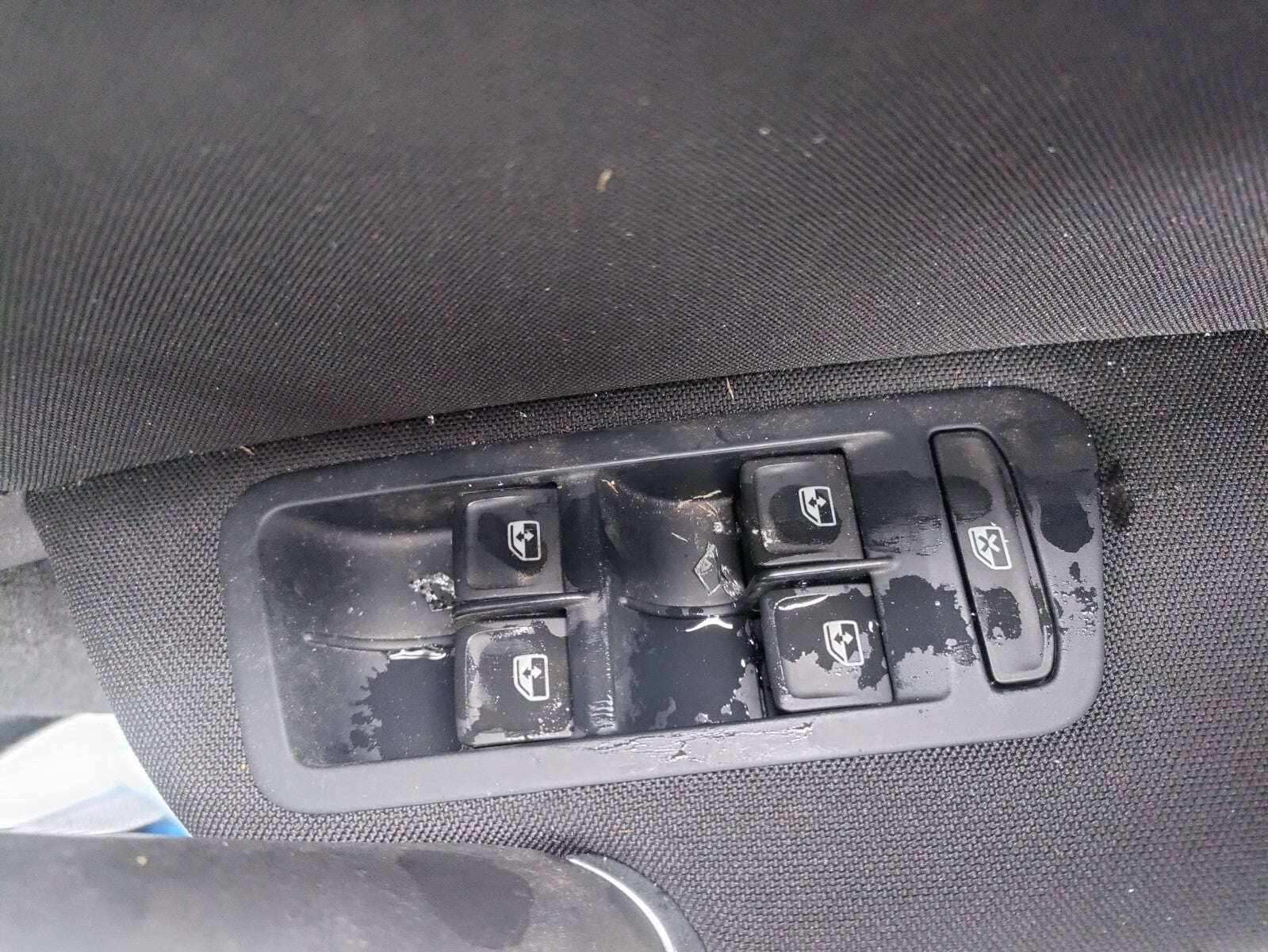 2017 VW VOLKSWAGEN GOLF MK7 OSF DRIVER SIDE FRONT WINDOW CONTROL SWITCH