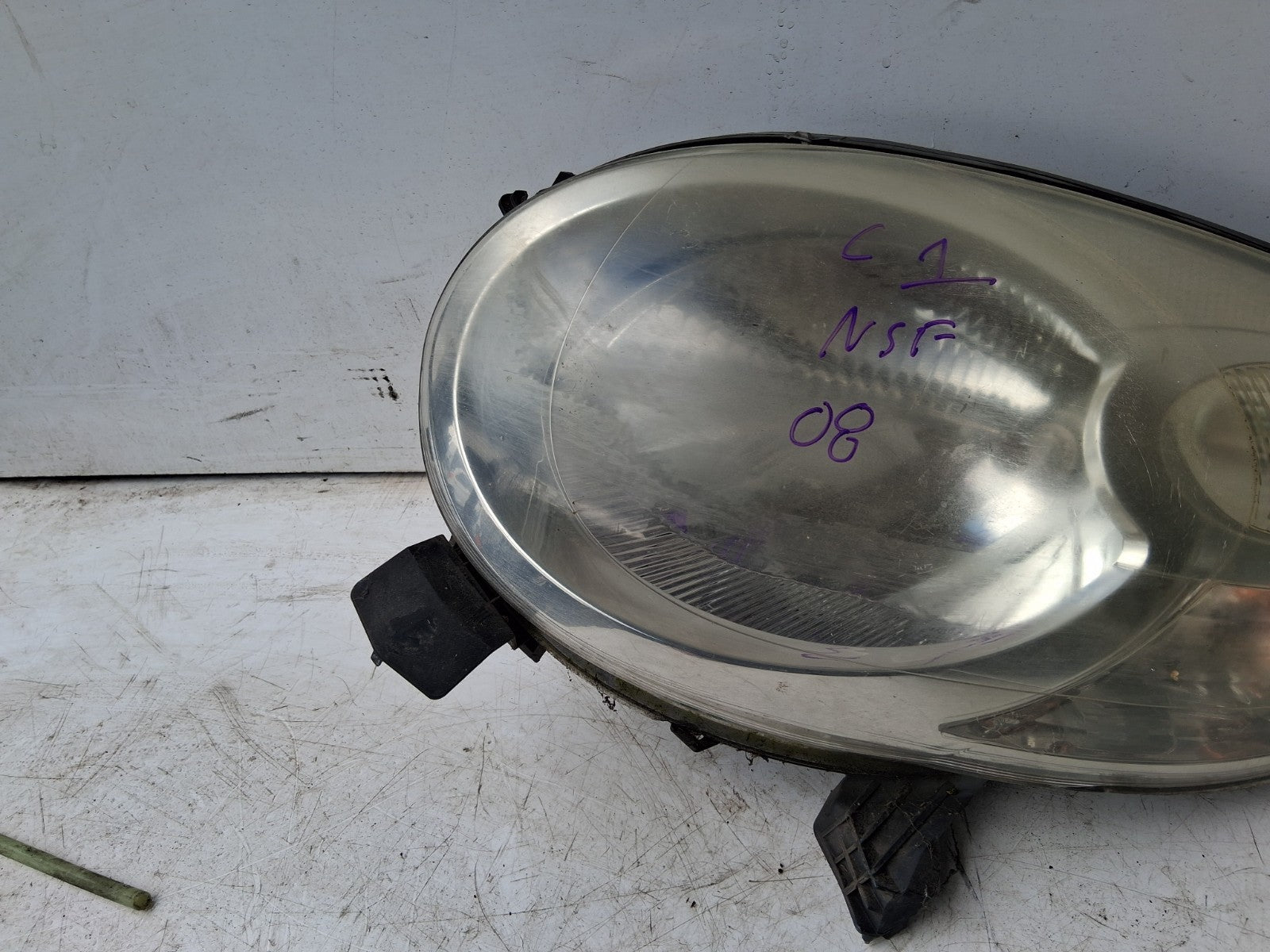 2008 CITROEN C1 MK1 NSF PASSENGER SIDE FRONT HEADLIGHT HEADLAMP 811500H060