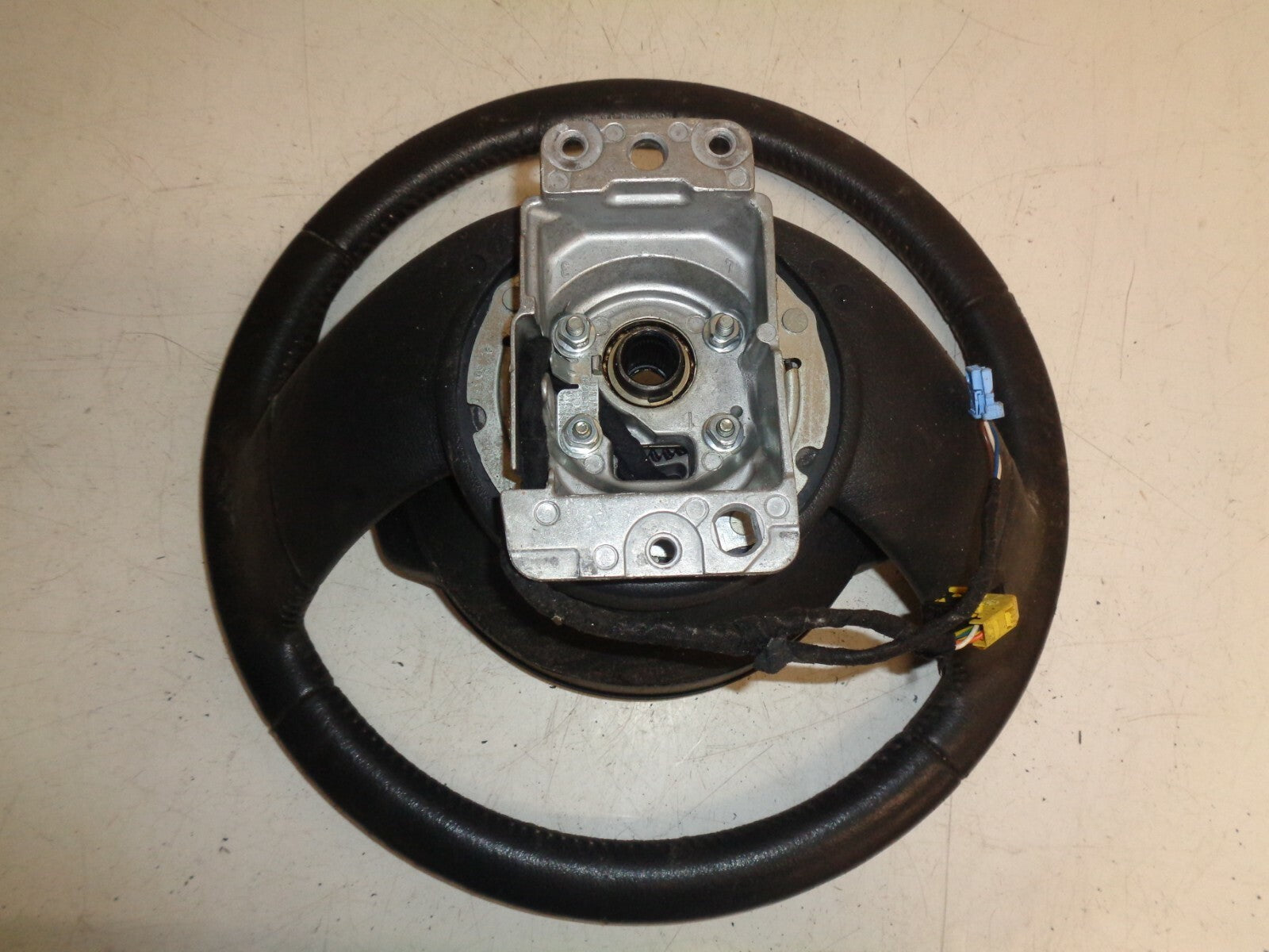 CITROEN C4 GRAND PICASSO 2007-2013 BLACK LEATHER STEERING WHEEL 96821566ZD