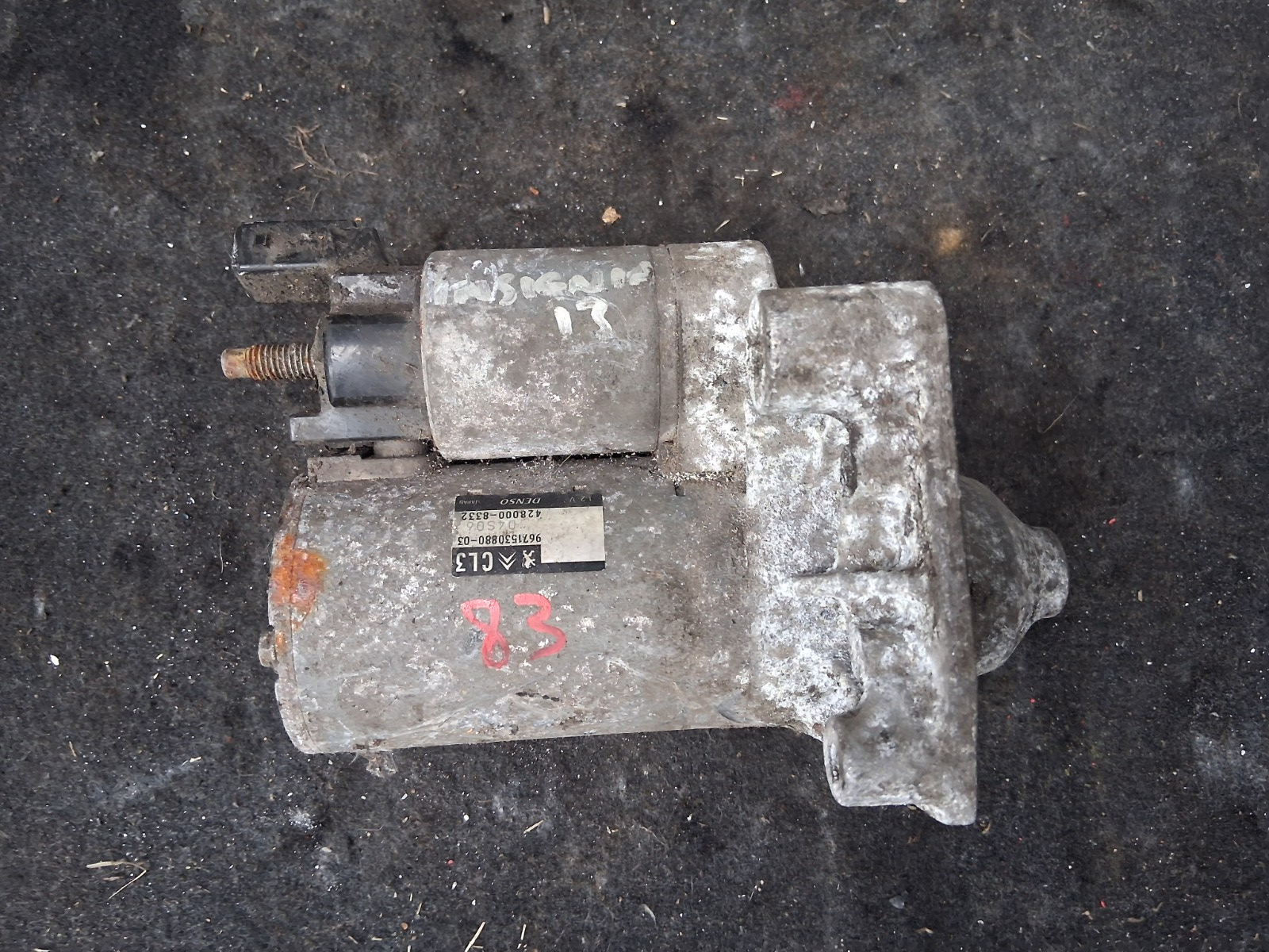 2013 VAUXHALL INSIGNIA MK1 2.0 DIESEL STARTER MOTOR 9671530880