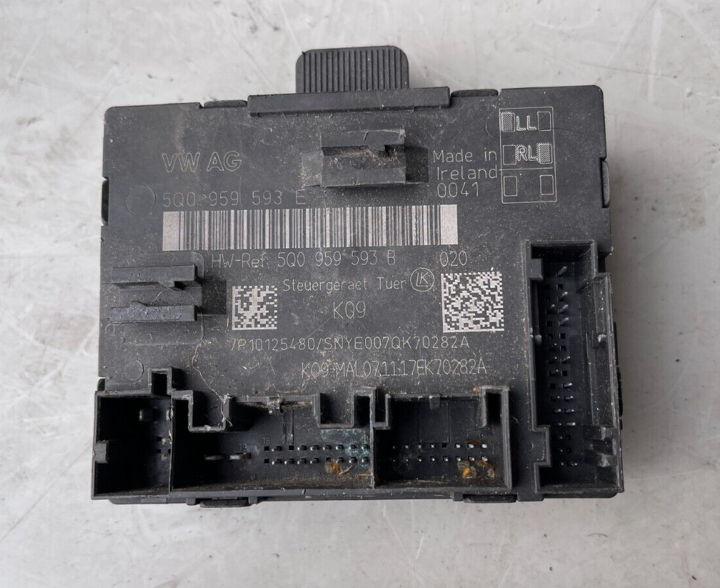 VW VOLKSWAGEN GOLF PASSENGER SIDE DOOR CONTROL MODULE 5Q0959593E
