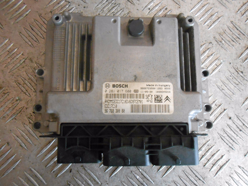 CITROEN DS3 2011 1.6 E HDI (9H06/9HP) ENGINE CONTROL UNIT ECU 9676830080