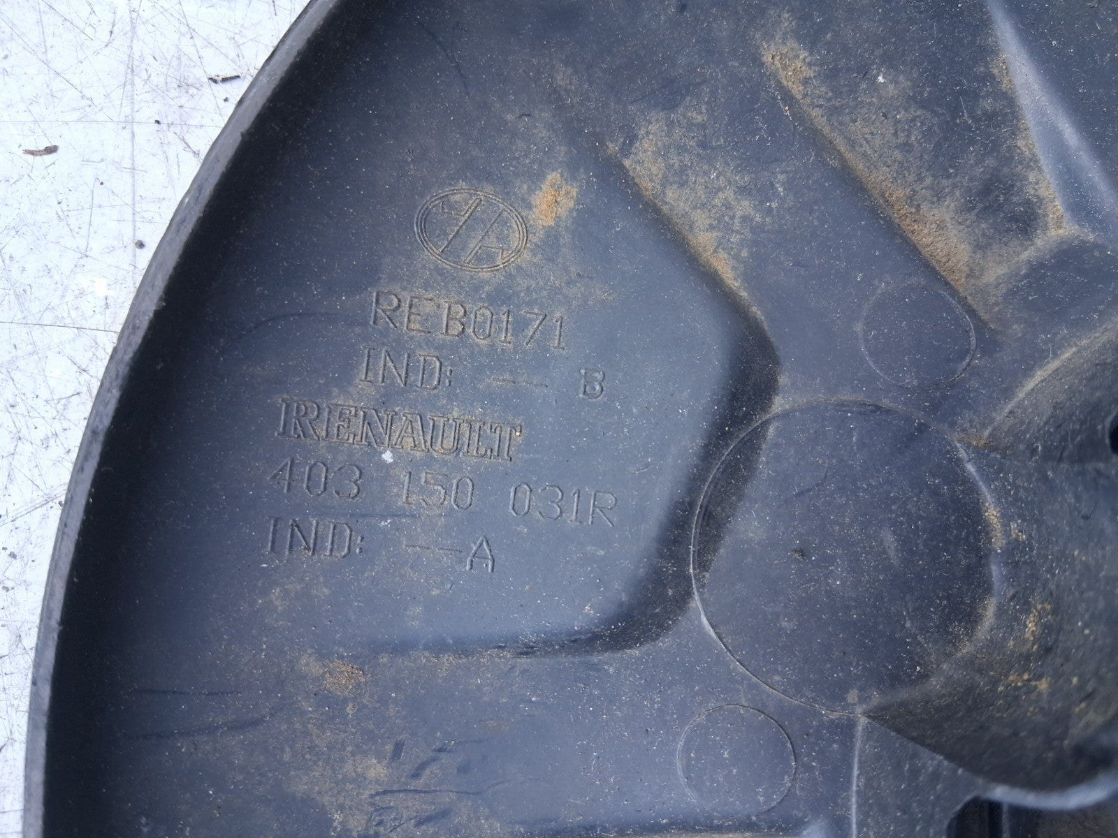 2024 RENAULT MASTER MK3 WHEEL TRIM HUBCAP 403150031R