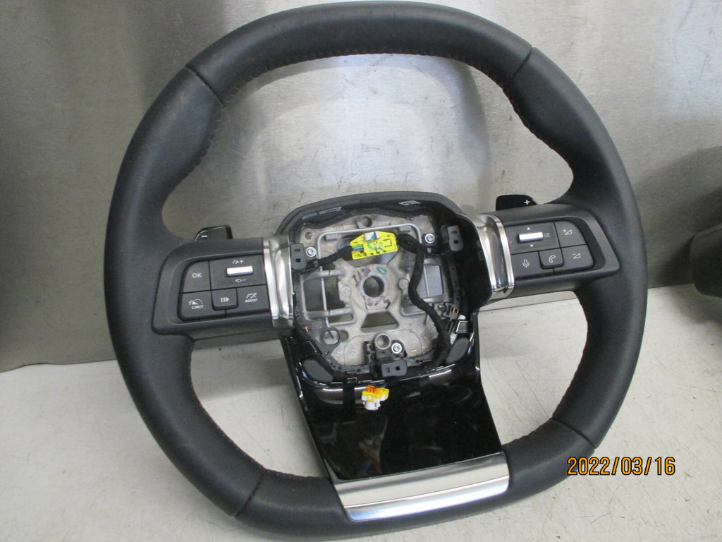 CITROEN C4 MK3 2021 3 SPOKE MULTIFUNCTION LEATHER STEERING WHEEL 98406912ZD