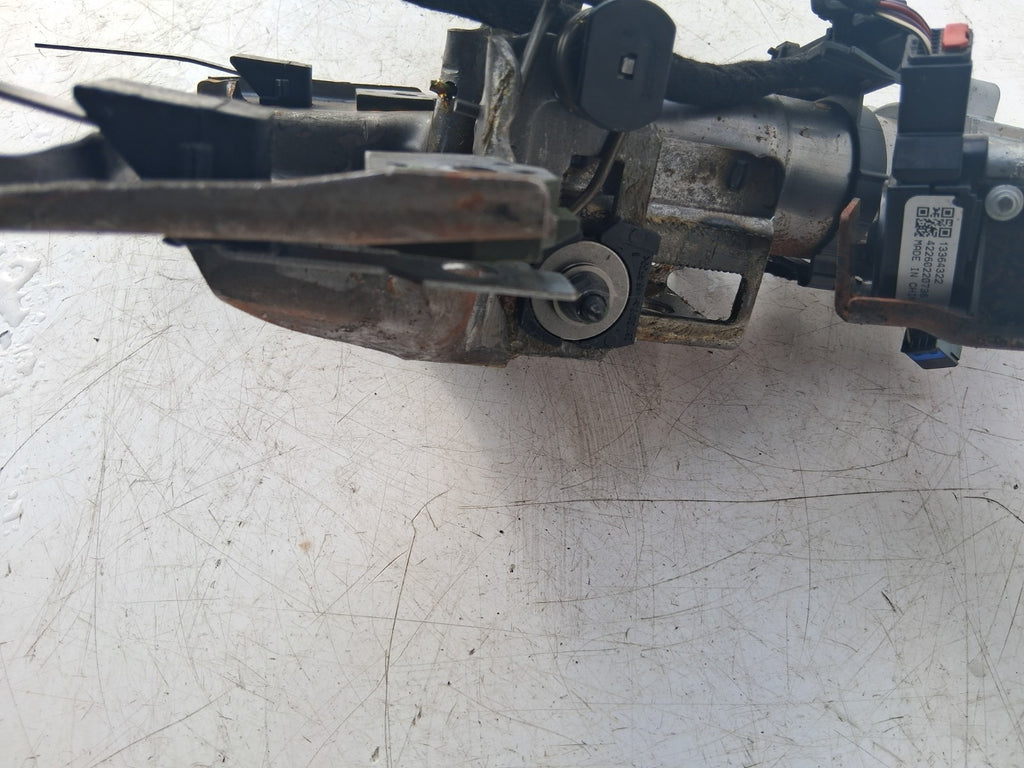 2015 VAUXHALL ADAM UPPER STEERING COLUMN & IGNITION BARREL 13496325