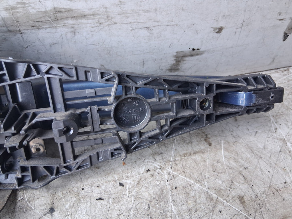 VAUXHALL ZAFIRA C 2016 NSF PASSENGER SIDE FRONT LEFT EXTERIOR DOOR HANDLE BLUE