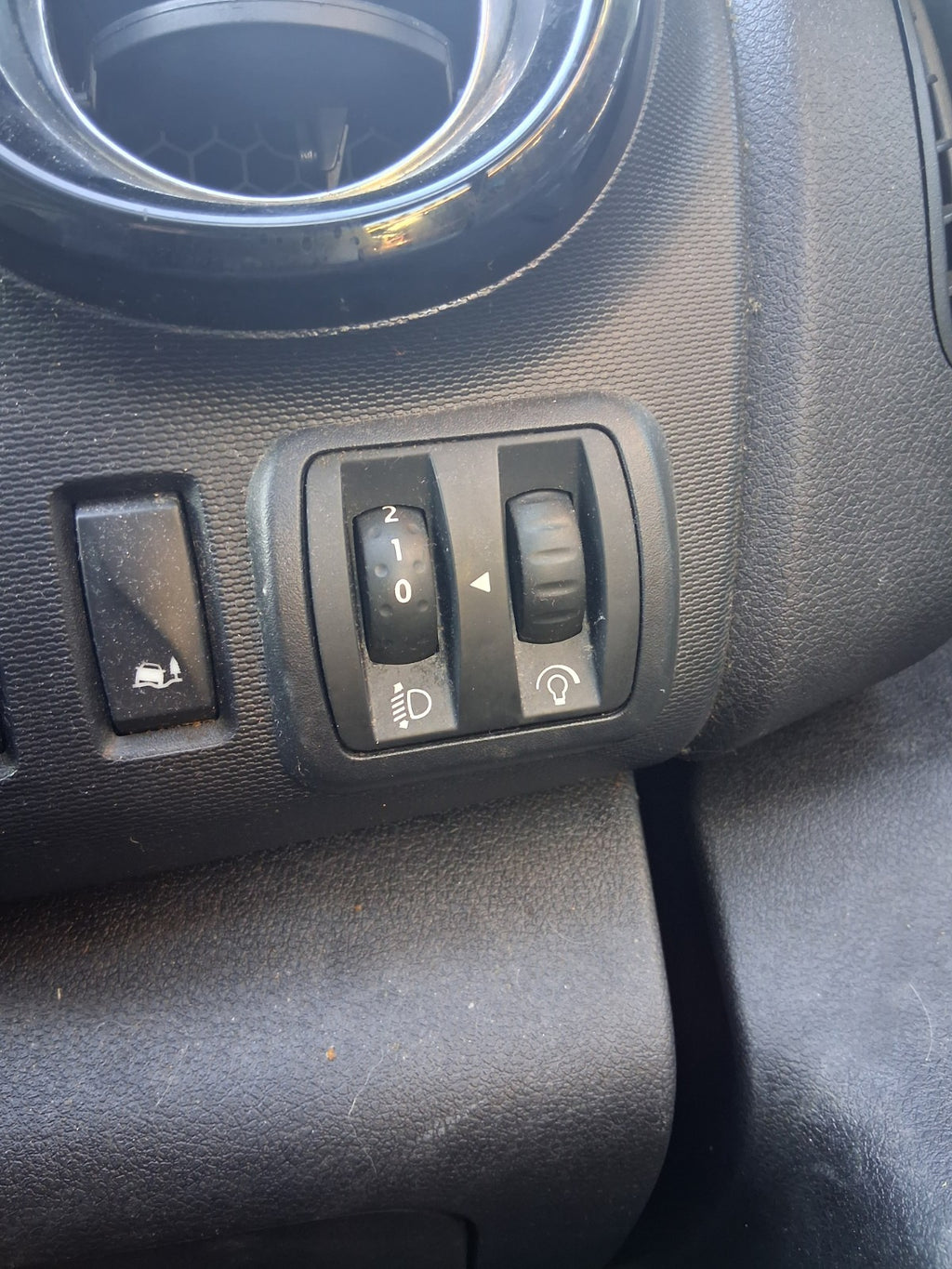 2017 VAUXHALL VIVARO MK2 HEADLIGHT ADJUSTER CONTROL SWITCH PANEL