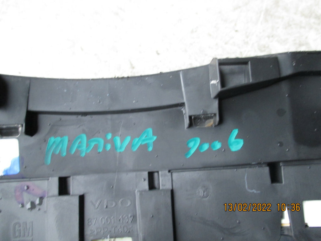 VAUXHALL MERIVA A 2006 MK1 SPEEDOMETER INSTRUMENT CLUSTER 13173384