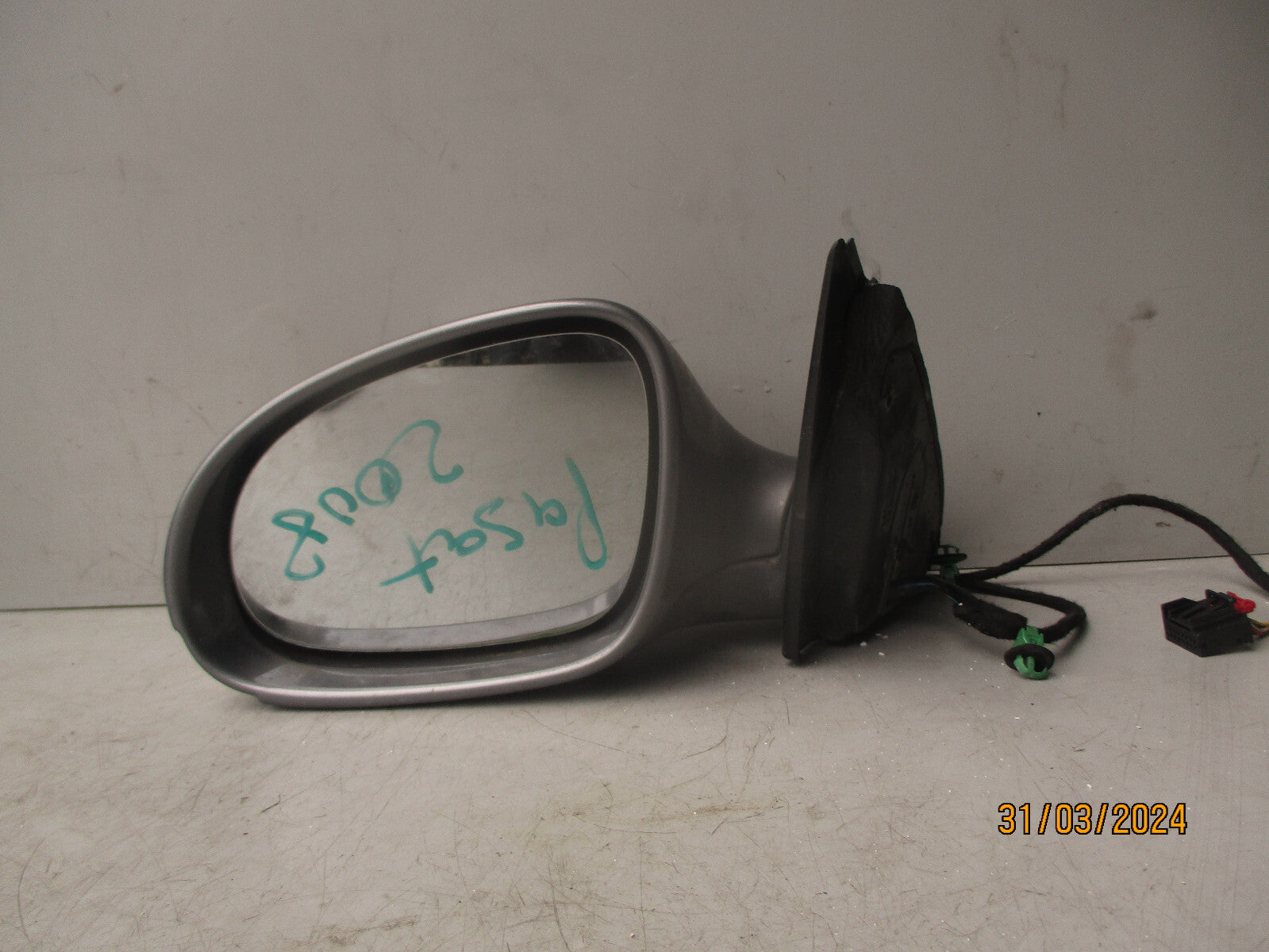 2008 VOLKSWAGEN PASSAT NSF PASSENGER SIDE LEFT FRONT WING MIRROR 3C0857933