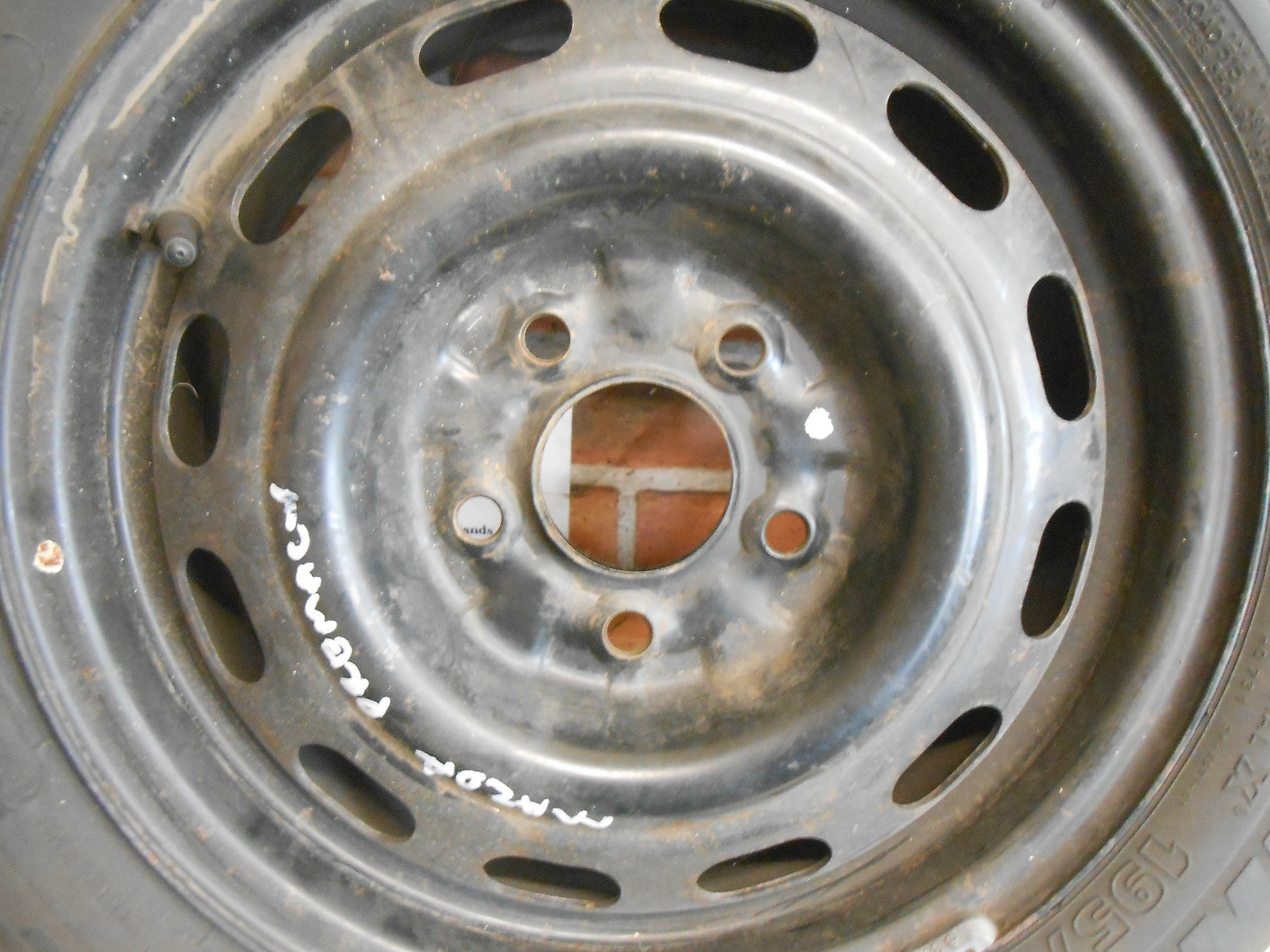 MAZDA PREMACY 1999 FULL SIZE SPARE STEEL WHEEL TYRE MICHELIN 195 55 15 5 STUD