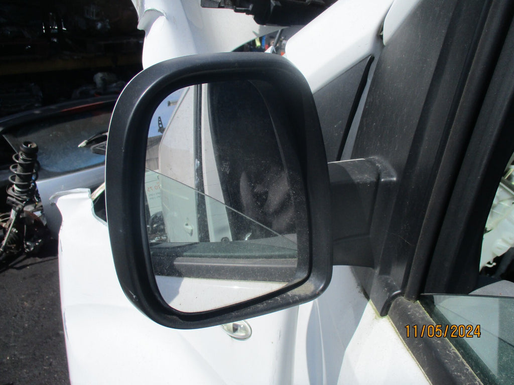 VAUXHALL VIVARO C MK3 2020 NSF PASSENGER SIDE FRONT WING MIRROR WHITE