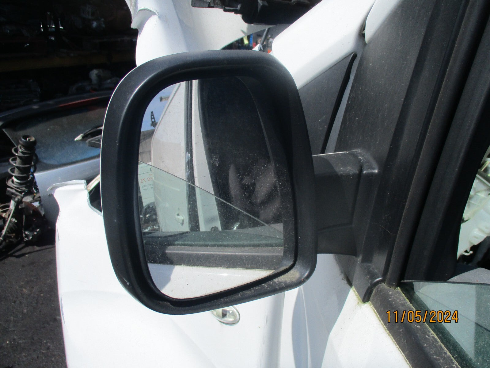 VAUXHALL VIVARO C MK3 2020 NSF PASSENGER SIDE FRONT WING MIRROR WHITE