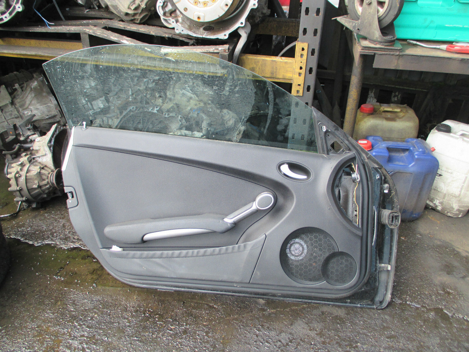MERCEDES BENZ SLK 2010 3 DOOR NS PASSENGER SIDE COMPLETE DOOR BLACK