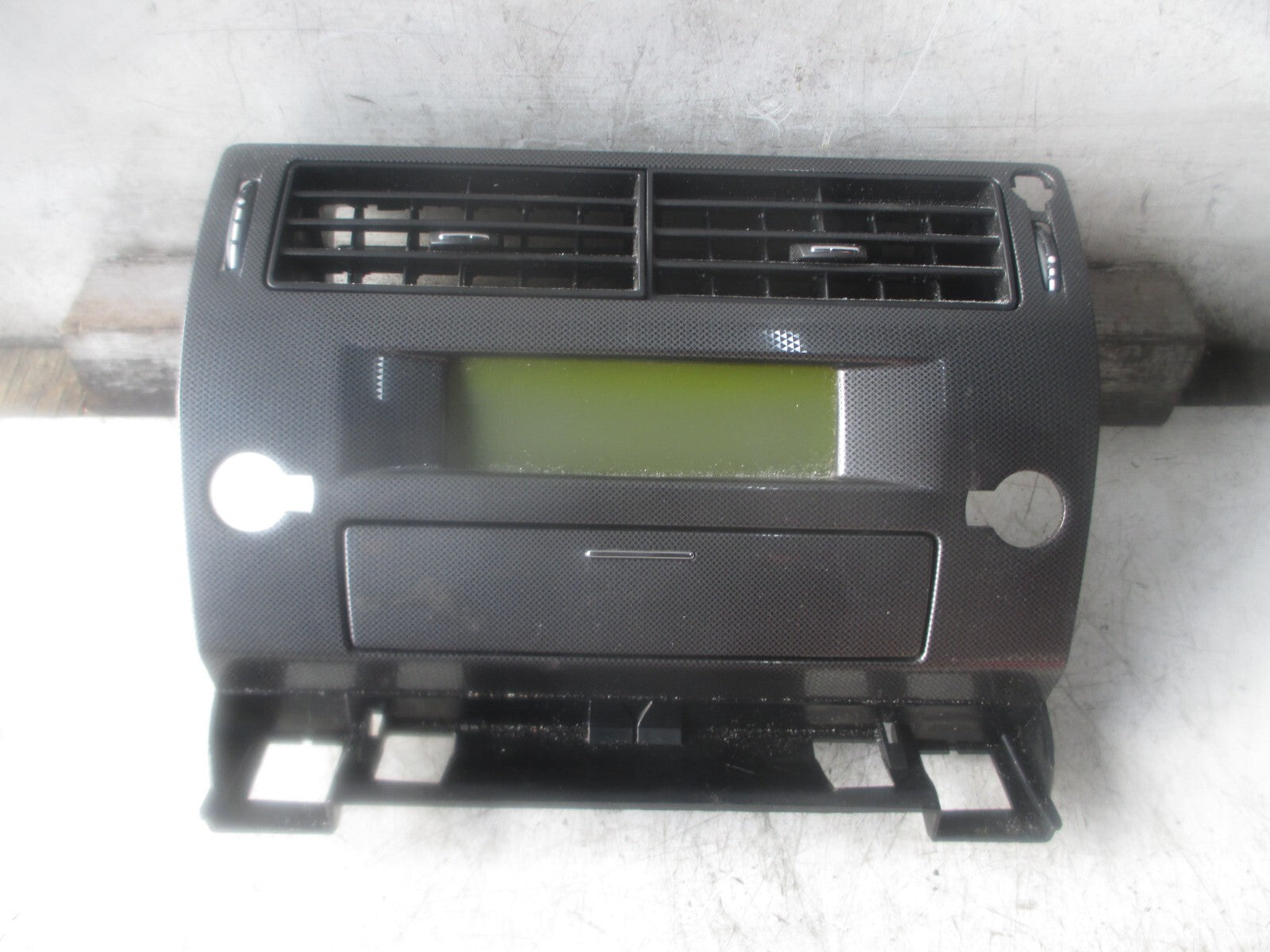 2009 CITROEN C4 MIDDLE DASH CLOCK DISPLAY 9665614780