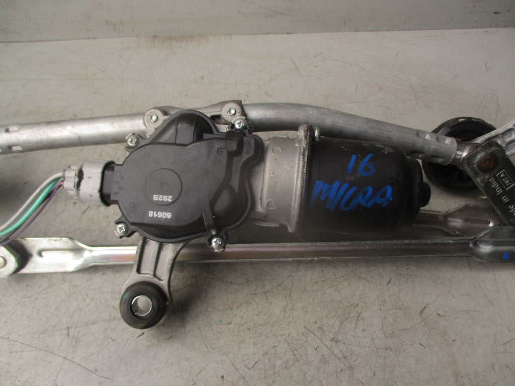 2016 NISSAN MICRA K13 1.2 PETROL FRONT WIPER MOTOR & LINKAGE