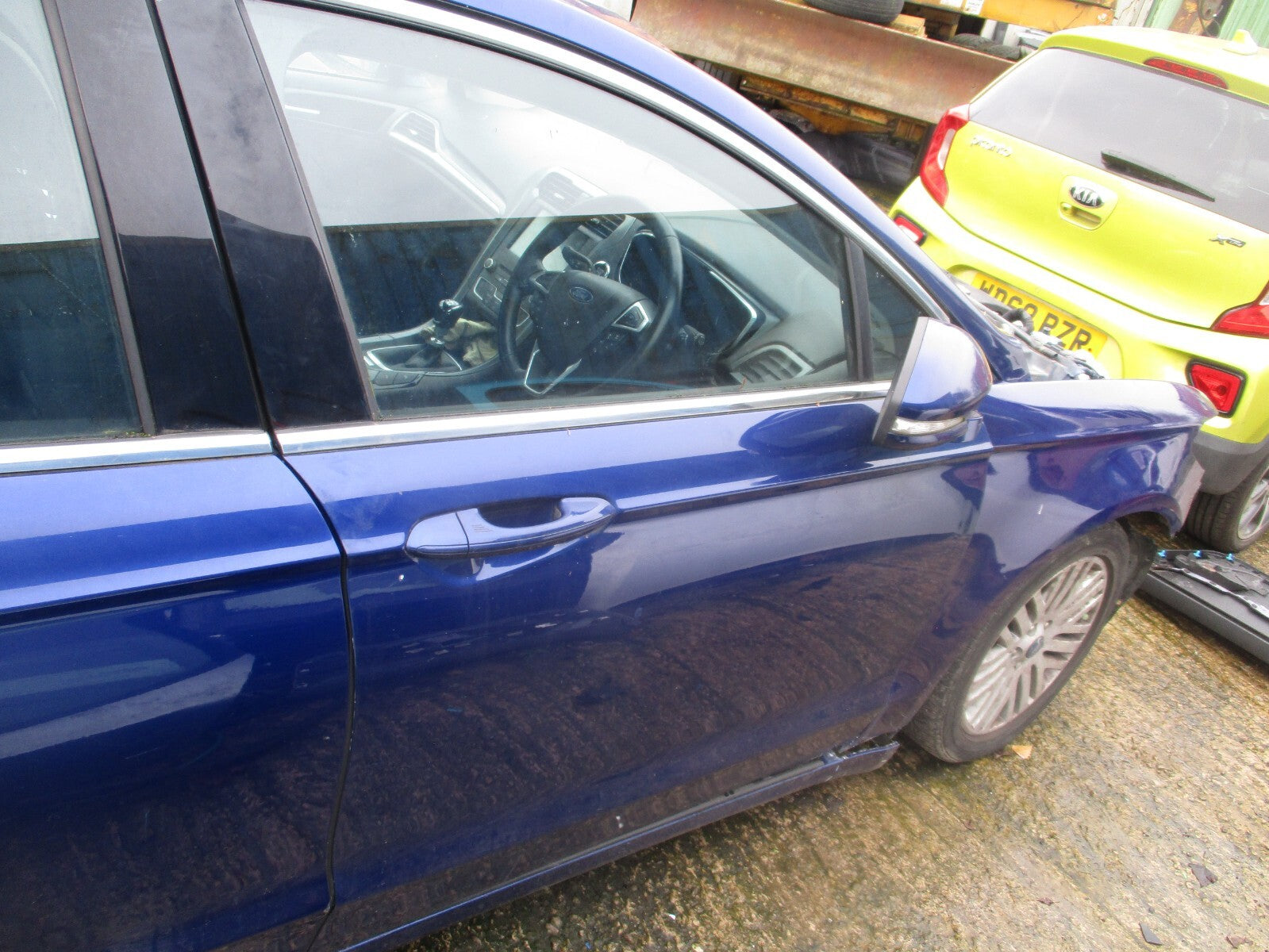 2017 FORD MONDEO MK5 OSF DRIVER SIDE FRONT BARE DOOR BLUE LD