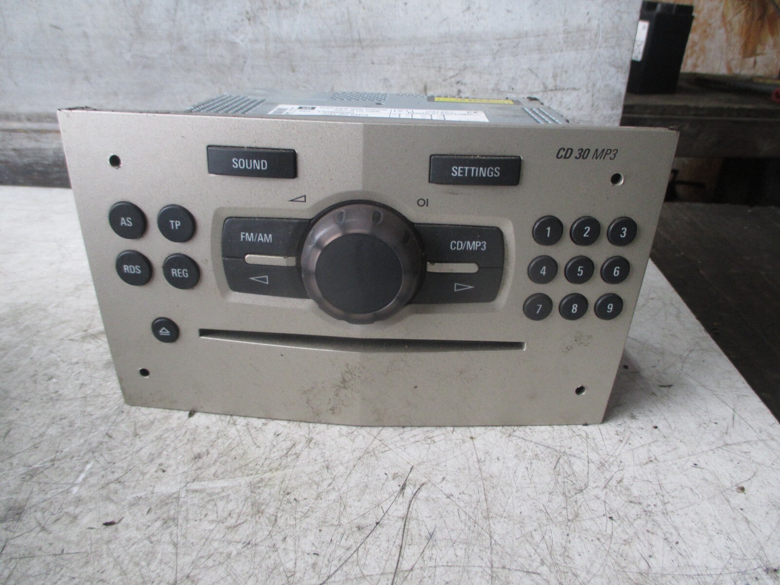 VAUXHALL CORSA D 2009 RADIO CD PLAYER STEREO HEAD UNIT 13289920