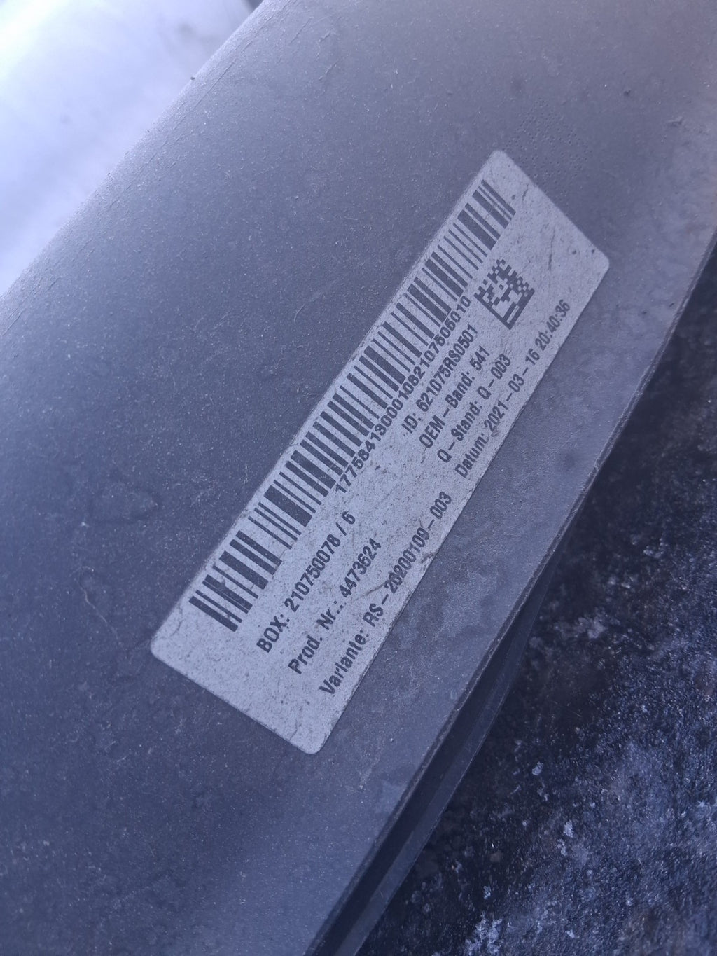 2021 MERCEDES A CLASS V177 SALOON REAR AXLE DISCS 1775841300