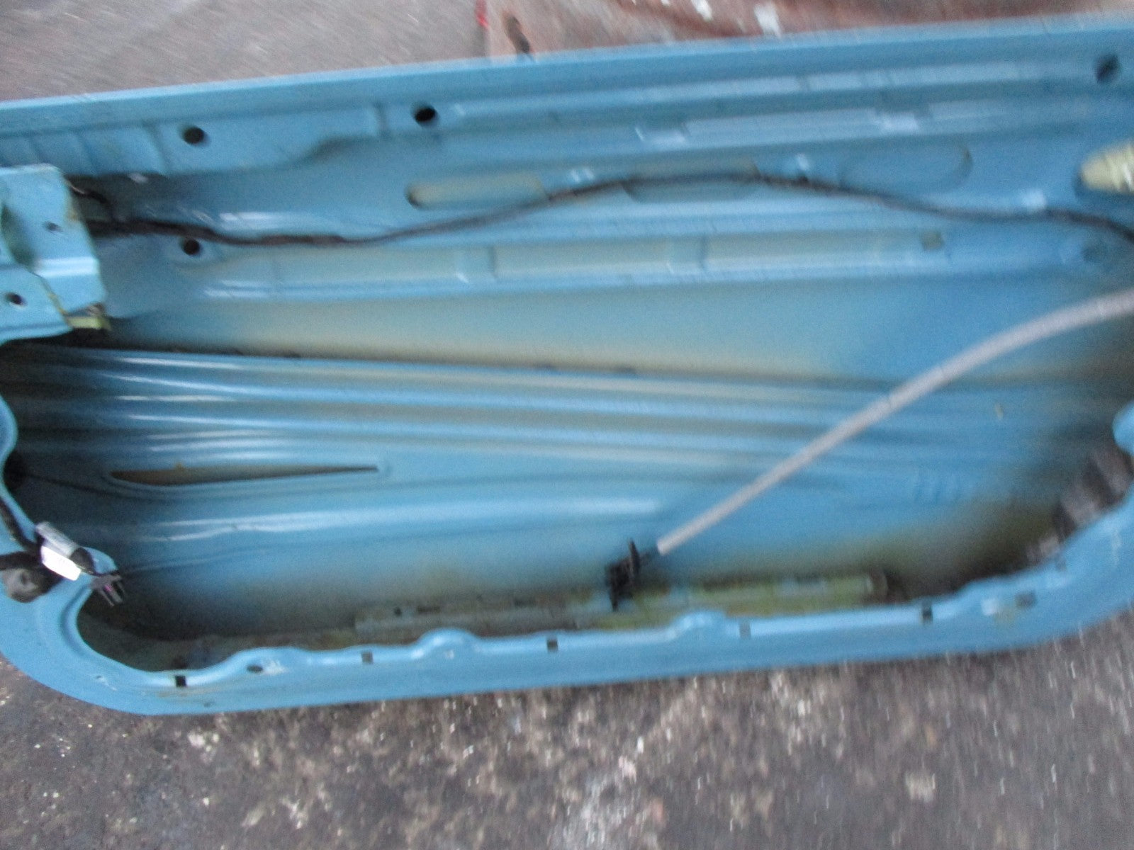 BMW MINI R56 2007 OS DRIVER BARE DOOR SHELL PANEL EXTERIOR HANDLE A74/5 BLUE
