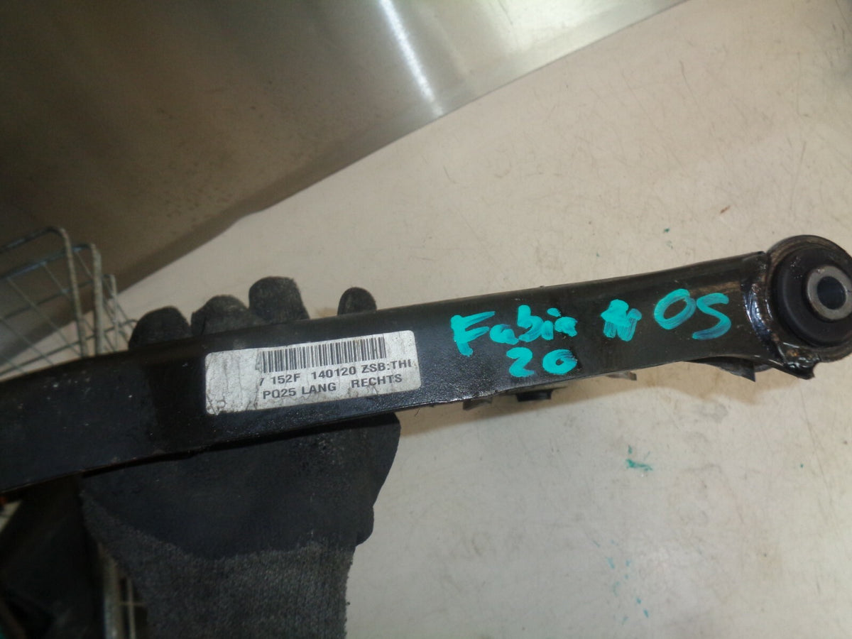 SKODA FABIA 2020 MK3 1.0 PETROL OS DRIVER SIDE FRONT WISHBONE ARM 6R0407152F