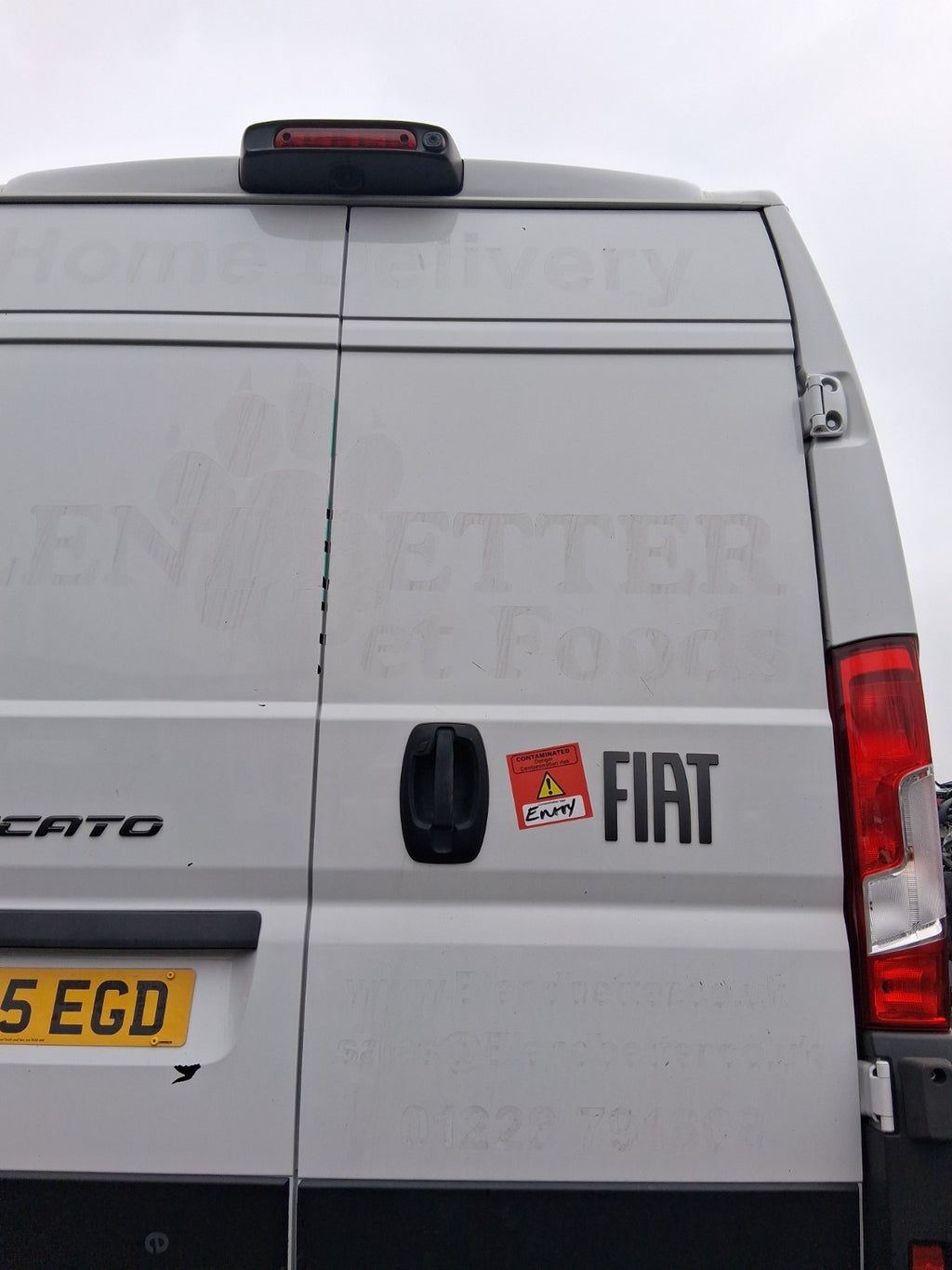 2025 FIAT DUCATO MK3 HIGH ROOF OSR DRIVER SIDE REAR RIGHT COMPLETE DOOR WHITE