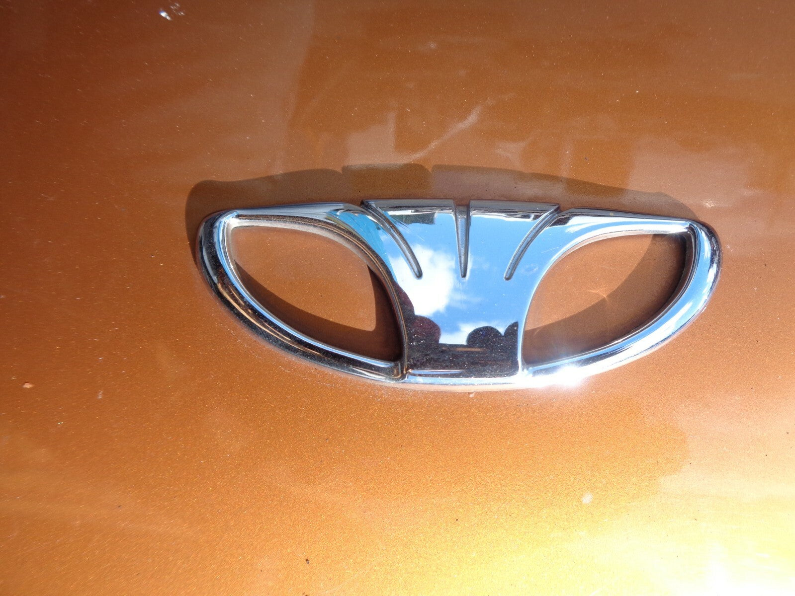 CHEVROLET MATIZ 2003 MK1 FRONT ENGINE HOOD BAY BONNET ORANGE