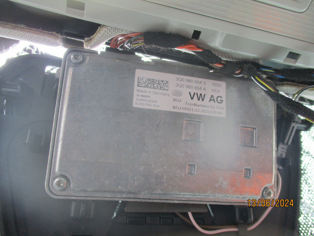 2020 VW VOLKSWAGEN T ROC FRONT LANE ASSIST PARKING CAMERA 3Q0980654S