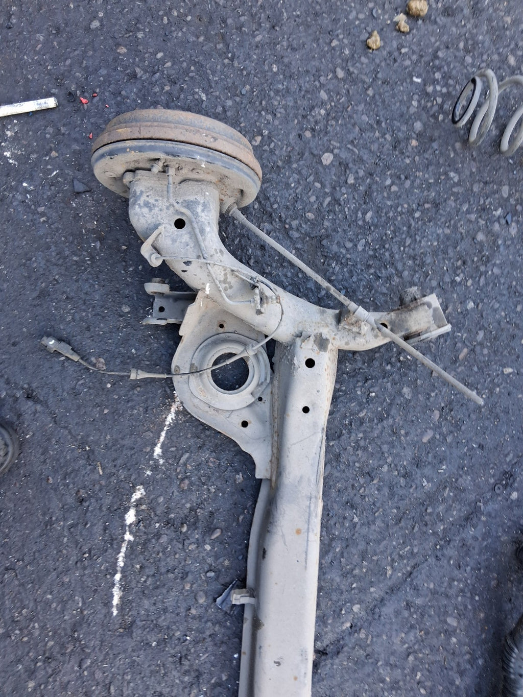 2018 NISSAN MICRA K14 COMPLETE  REAR AXLE DISC TYPE ASSEMBLY