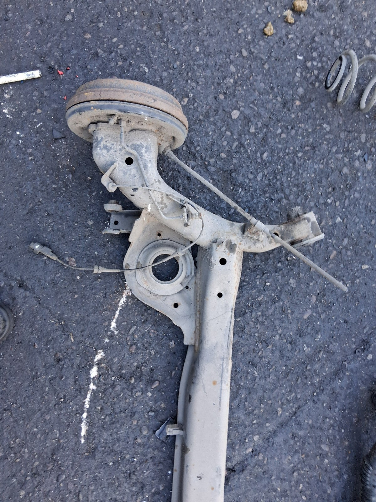 2018 NISSAN MICRA K14 COMPLETE  REAR AXLE DISC TYPE ASSEMBLY