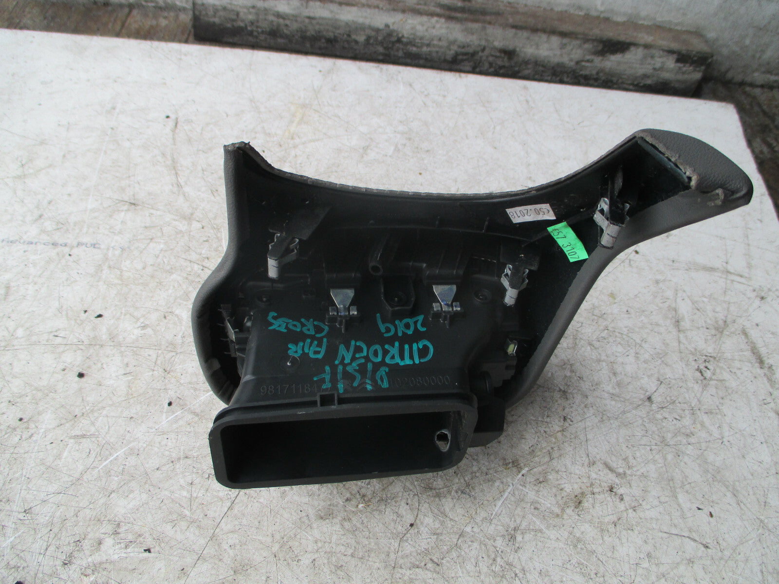 2019 CITROEN C5 AIRCROSS OS DRIVER SIDE GLOSS BLACK HEATER AIR VENT VENTS