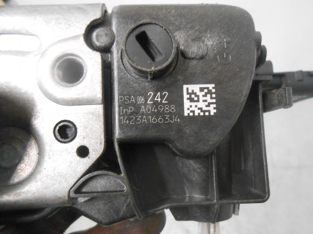 PEUGEOT 5008 2016 NSR PASSENGER SIDE REAR DOOR LOCK MECH A04988 006242