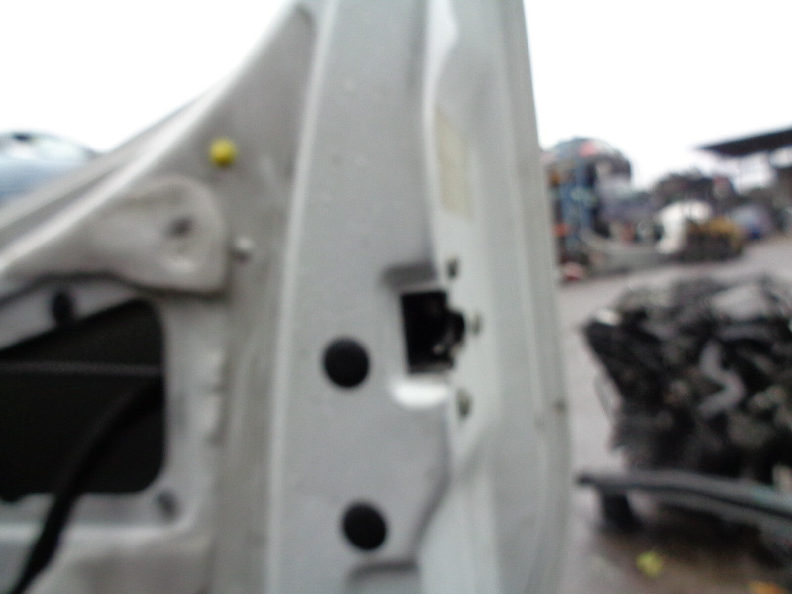 VAUXHALL VIVARO VAN 2007 OSF DRIVER SIDE FRONT BARE DOOR SHELL IN WHITE