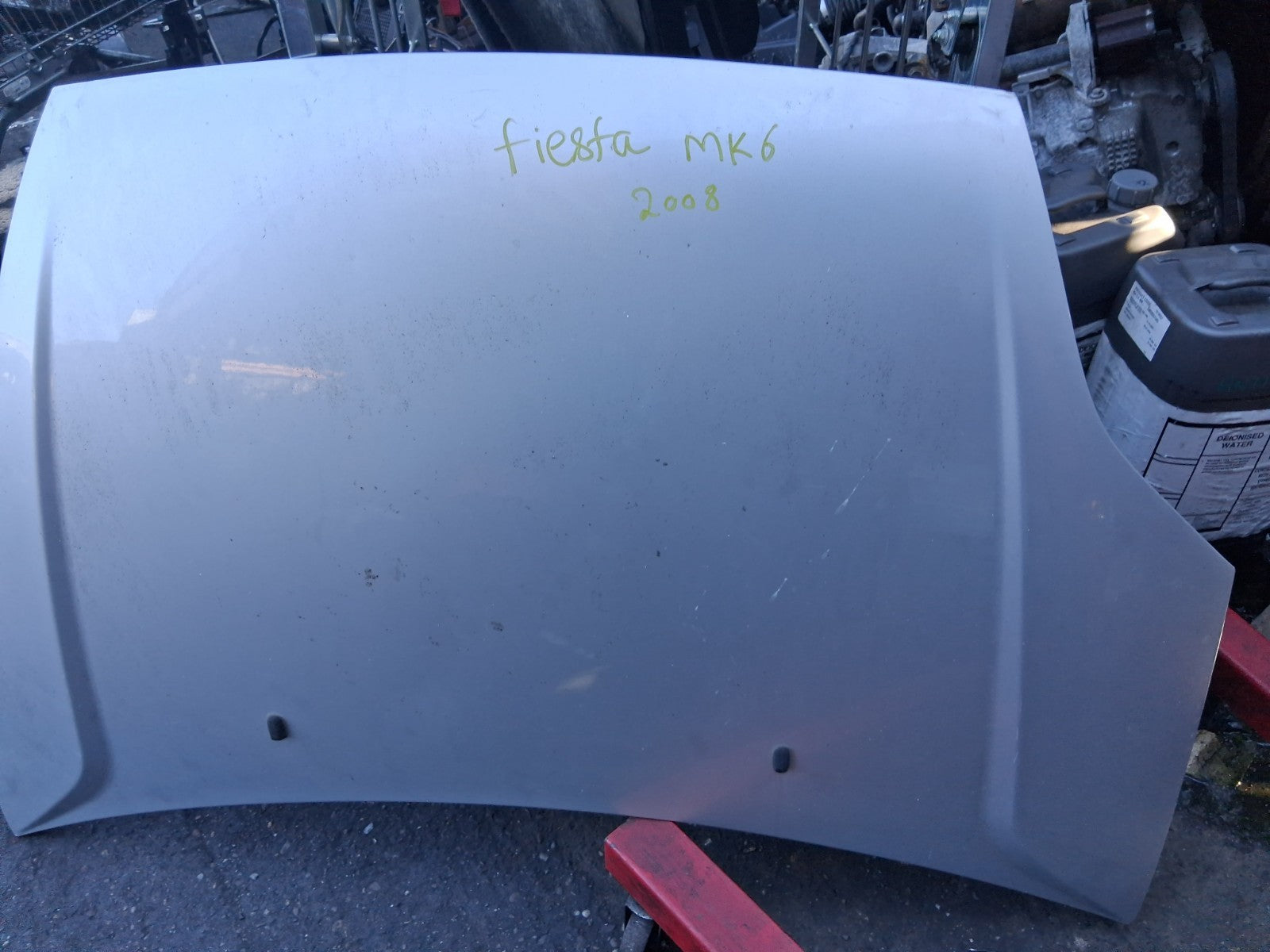2008 FORD FIESTA MK6 FRONT BONNET HOOD PANEL SILVER