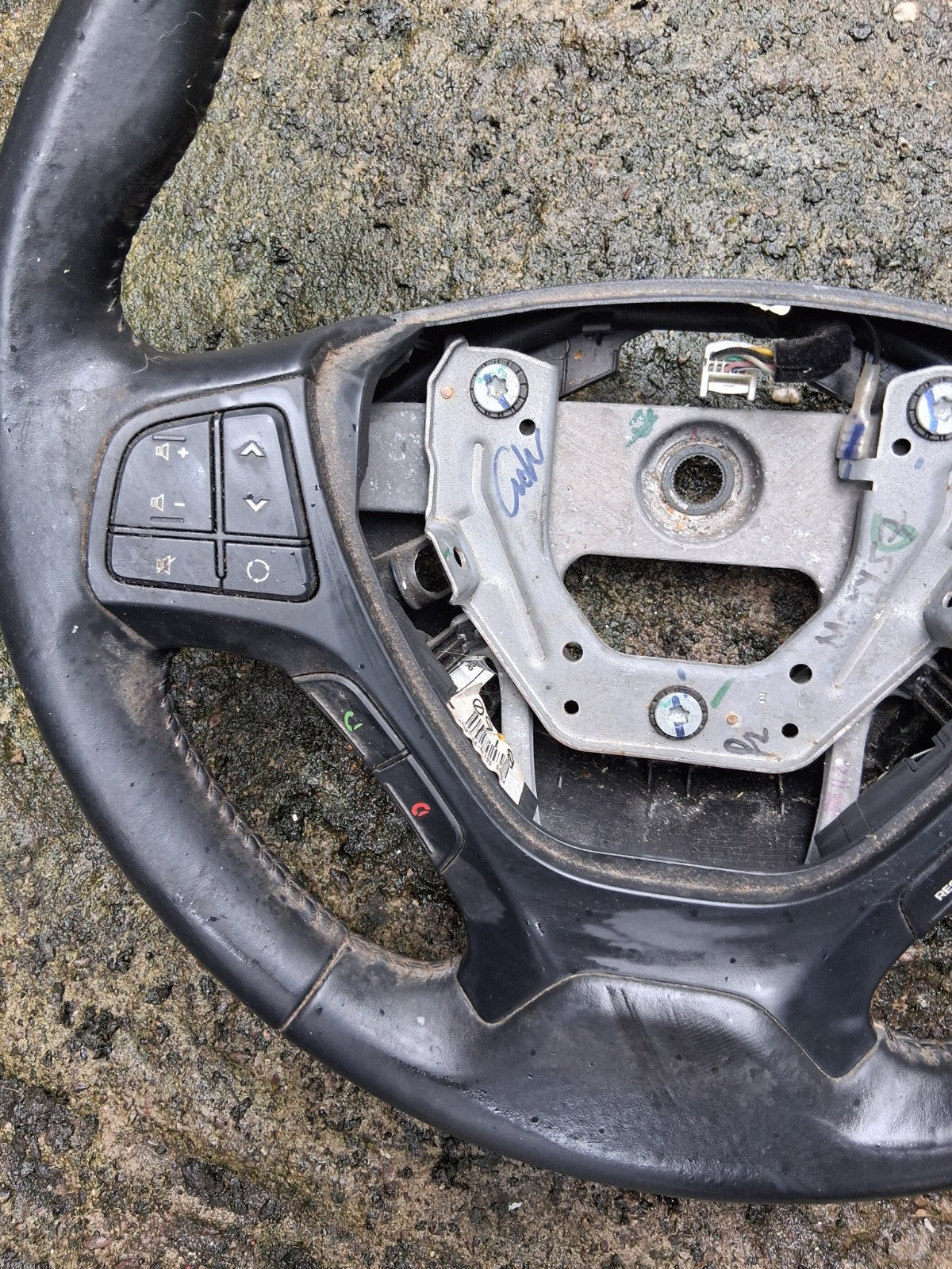 2017 HYUNDAI i10 MK2 MULTIFUNCTIONAL STEERING WHEEL BLACK