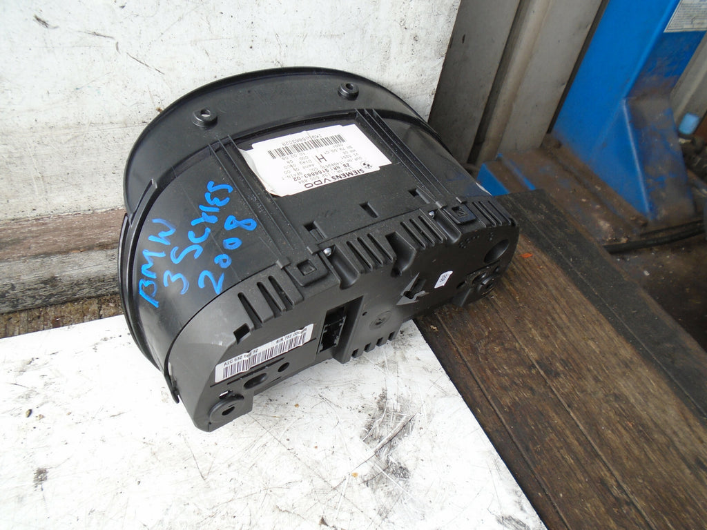 BMW 3 SERIES 2008 E90 SPEEDOMETER INSTRUMENT CLUSTER 9166863