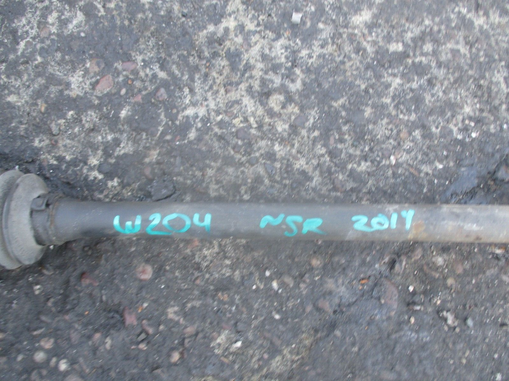 2014 MERCEDES BENZ C CLASS W204 NSR PASSENGER SIDE REAR LEFT DRIVESHAFT