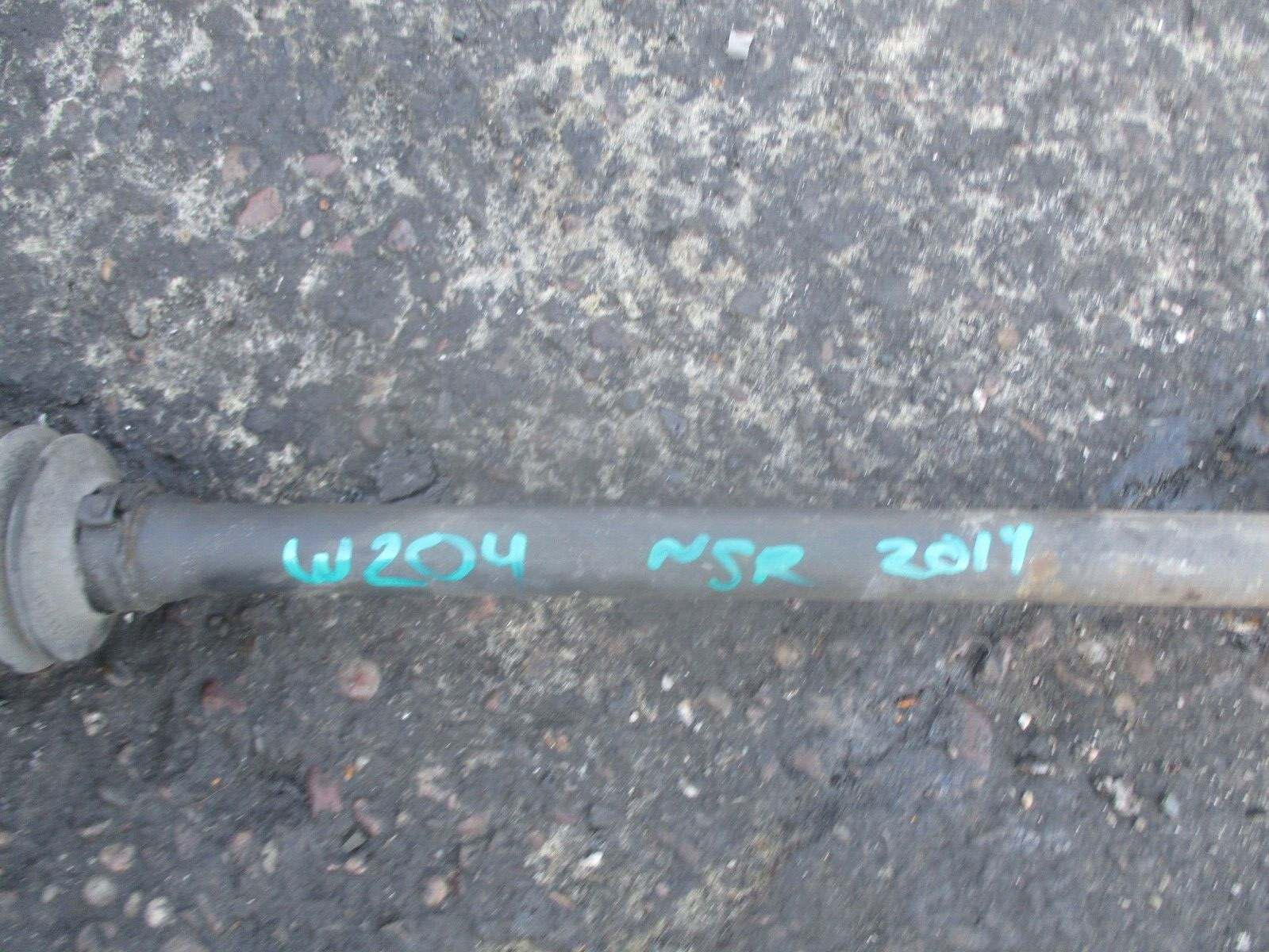 2014 MERCEDES BENZ C CLASS W204 NSR PASSENGER SIDE REAR LEFT DRIVESHAFT