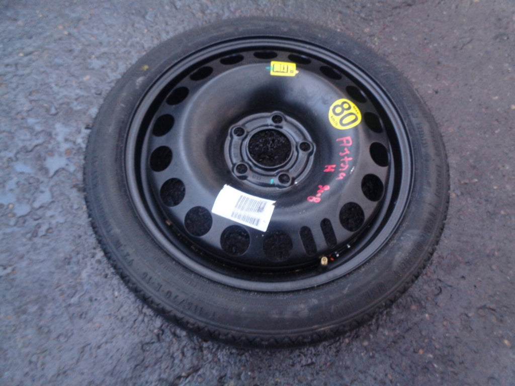 VAUXHALL ASTRA H 2007 16 INCH SPACE SPARE SAVER WHEEL AND TYRE