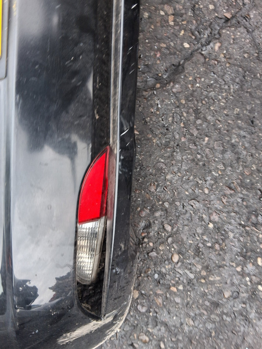 2007 FIAT PUNTO MK3 3 DOOR REAR COMPLETE BUMPER BLACK
