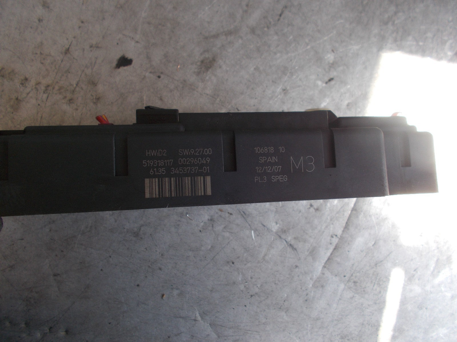MINI COOPER ONE 2007 FUSE BOX RELAY UNIT 6135345373701