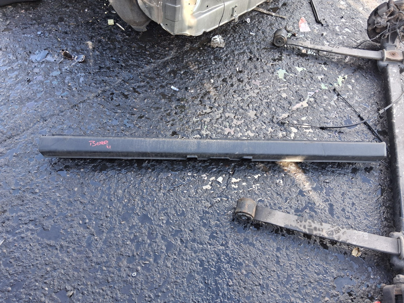 2021 PEUGEOT BOXER MK3 MIDDLE REAR BUMPER BLACK