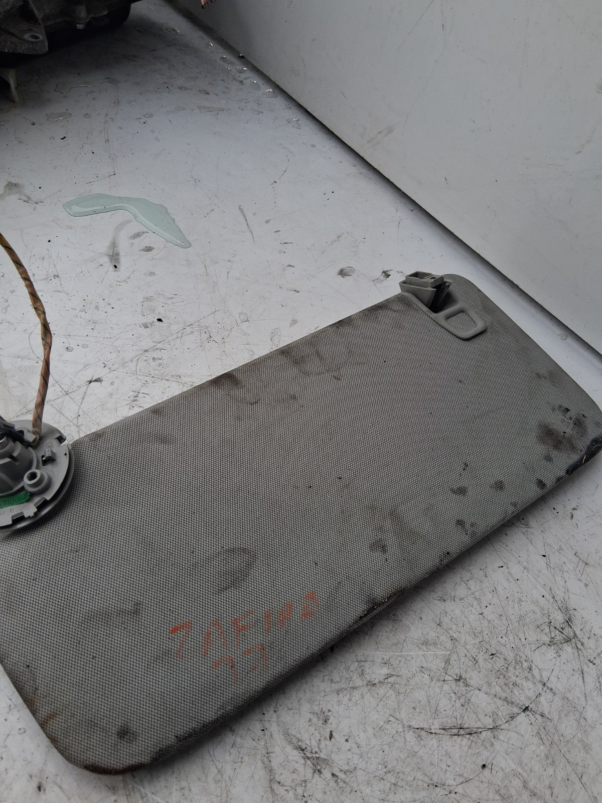 2017 VAUXHALL ZAFIRA OSF DRIVER SIDE FRONT LEFT SUN VISOR
