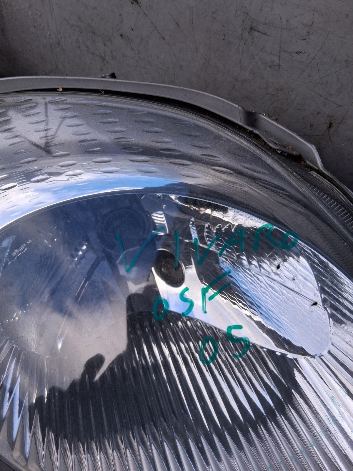 2005 VAUXHALL VIVARO OSF DRIVER SIDE FRONT RIGHT HEADLIGHT
