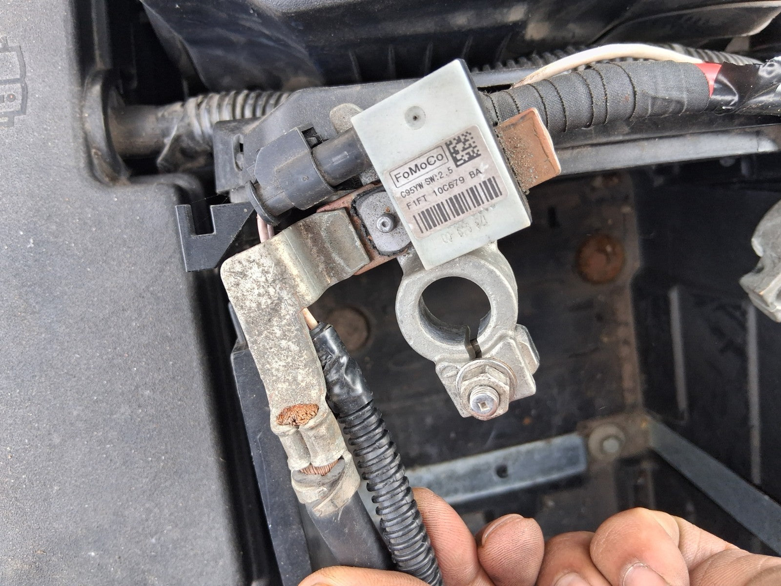 2015 FORD FOCUS MK3 NEGATIVE BATTERU CABEL TERMINAL F1FT10C679BA