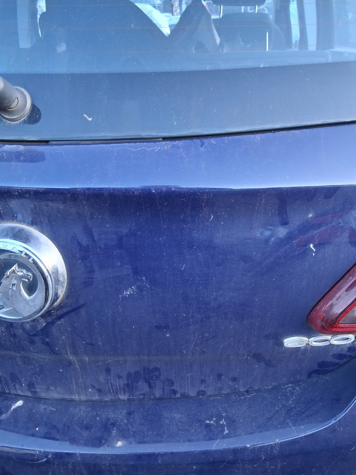 2016 VAUXHALL CORSA E BARE REAR TAILGATE BOOTLID BLUE