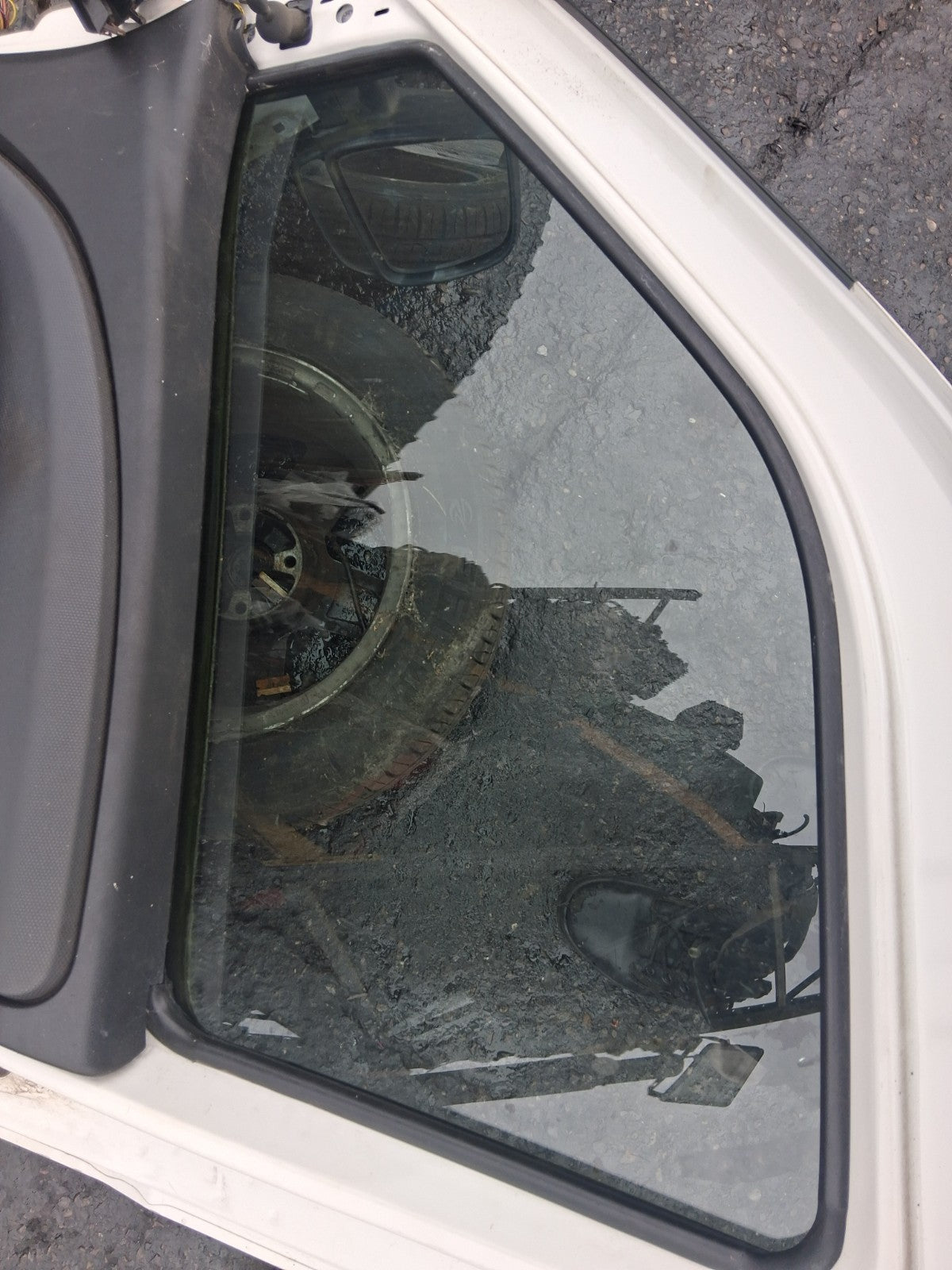 2013 FIAT DOBLO MK2 OSF DRIVER SIDE FRONT RIGHT COMPLETE DOOR WITH WING MIRROR