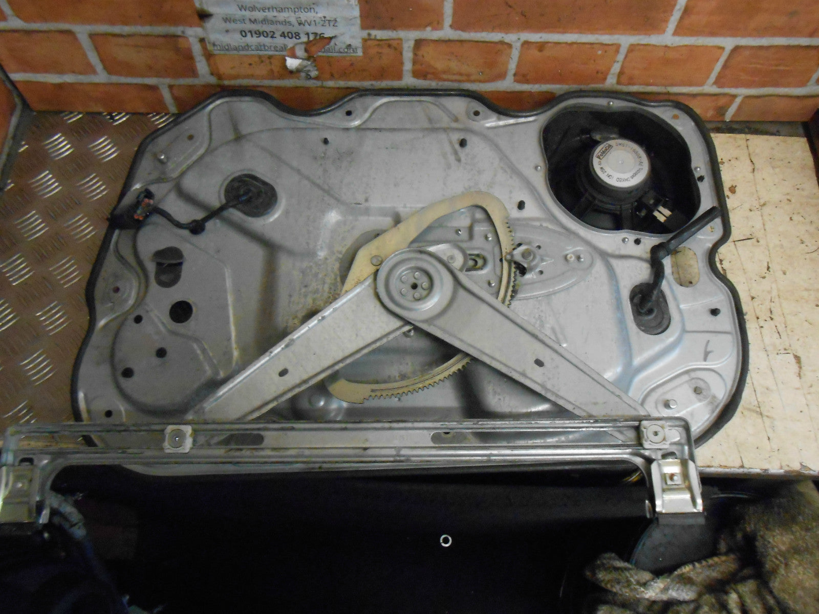 FORD FOCUS MK2 2007 5 DOOR NSF PASSENGER SIDE FRONT WINDOW MOTOR & REGULATOR