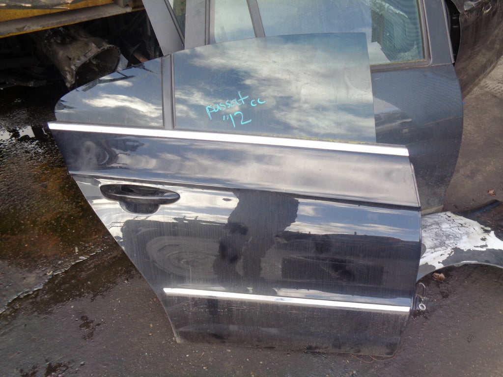 VW VOLKSWAGEN PASSAT CC GT OSR DRIVER SIDE REAR DOOR BLACK LC9X RH RIGHT